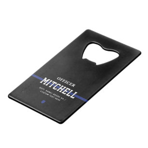Personalised Police Officer Thin Blue Line