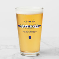 Personalised Police Officer Thin Blue Line