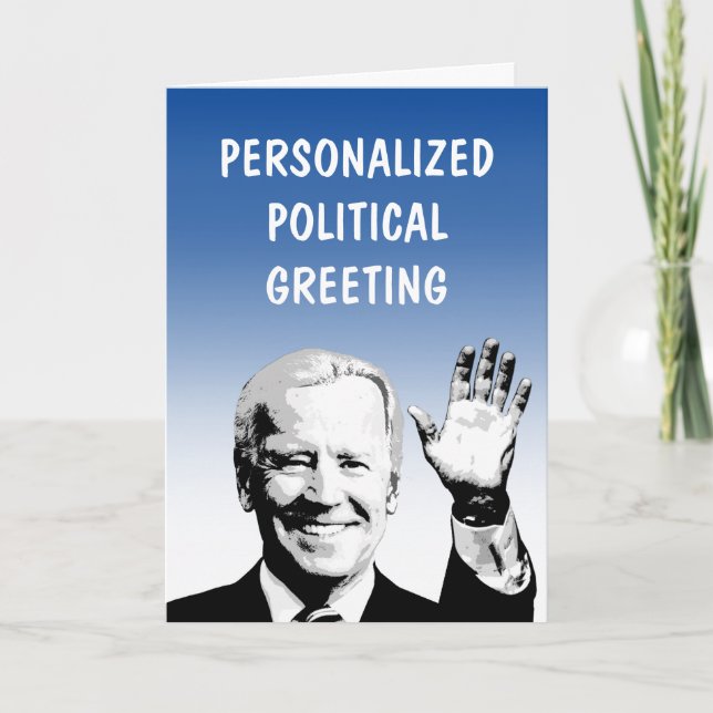 Personalised Political Greeting Card (Front)