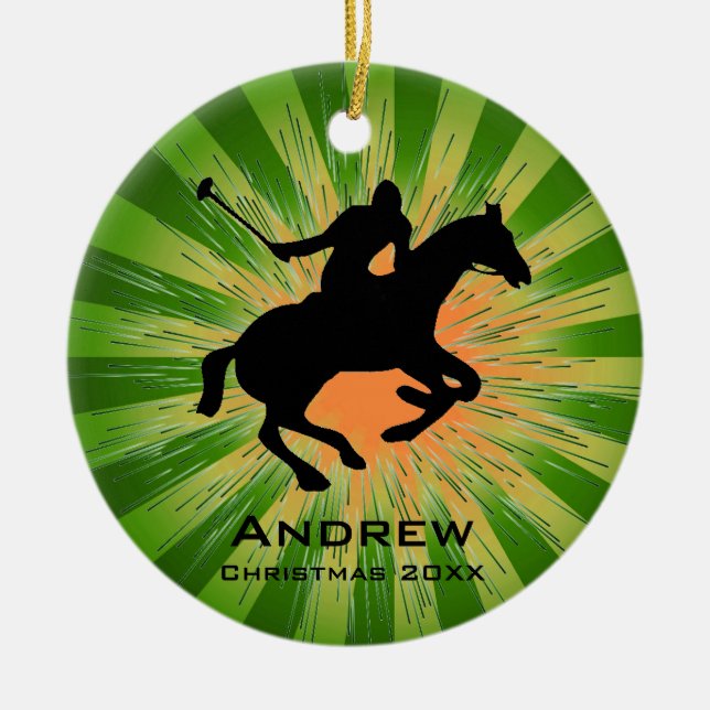 Personalised Polo Ornament (Front)