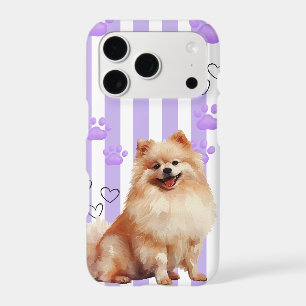Personalised Pomeranian, Dog iPhone 17 Case