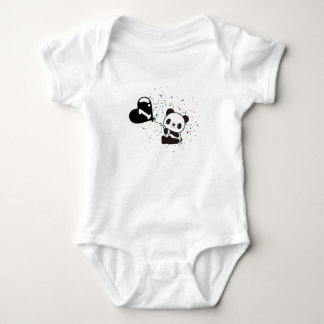 Personalised Pooh Watercolor First Birthday Baby Bodysuit