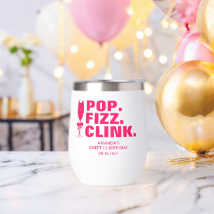 Personalised Pop Fizz Clink Sweet 16 Party Favours