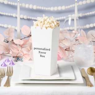personalised Popcorn 3.75x3.5x7.5 Favour Box