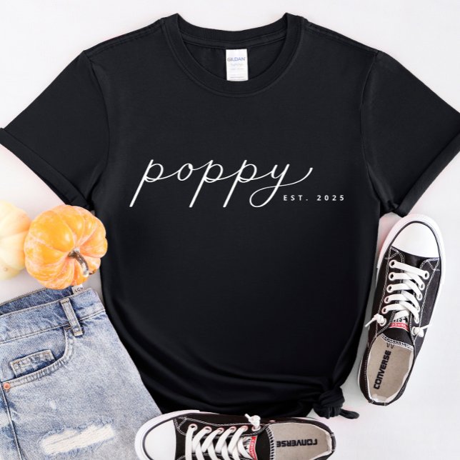 Personalised Poppy Grandparent T-Shirt (Creator Uploaded)