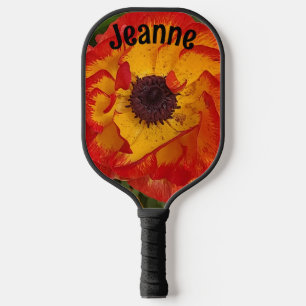 Personalised Poppy Pickleball Paddle