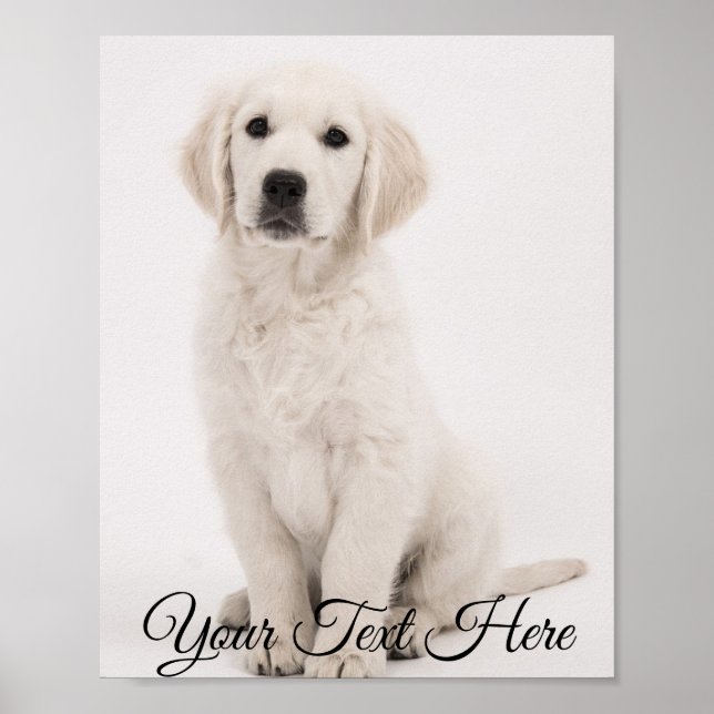 Personalised Portrait Poster Photo Print (Front)