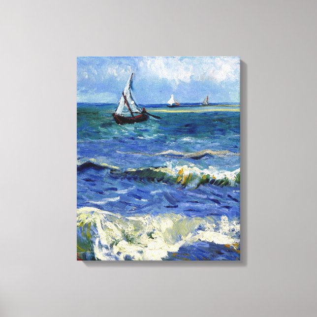 Personalised Post Impressionism Fine Landscape Art Canvas Print (Front)