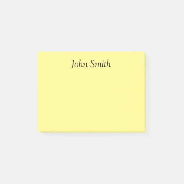Personalised  post-it notes (Front)