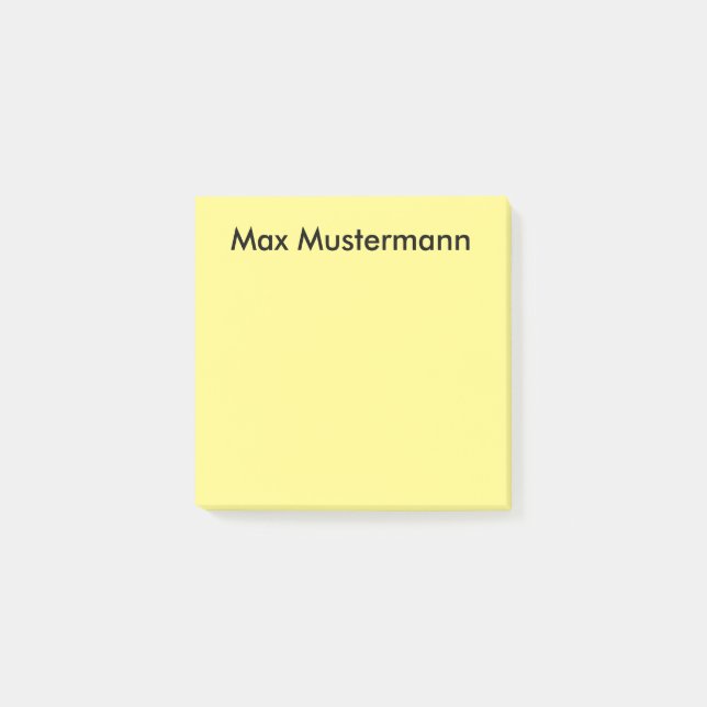 personalised post-it notes (Front)