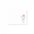 Personalised Post-It Notes | Botanical Mason Jar