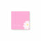 Personalised Post-it® notes Pink with daisy flower