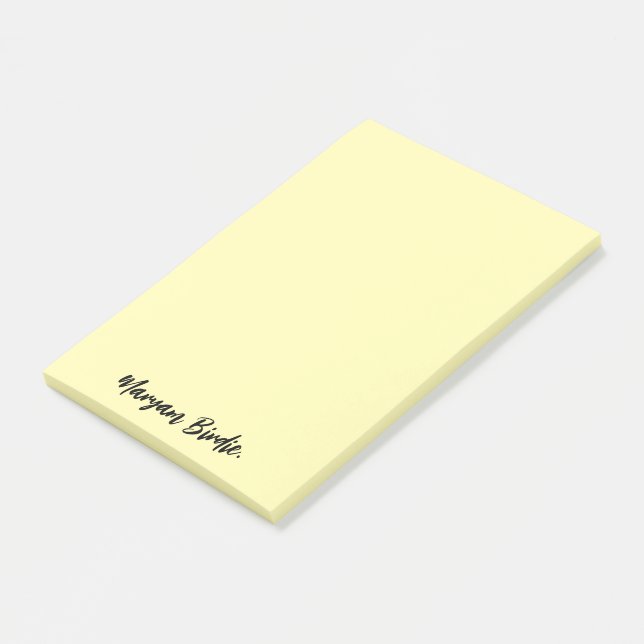 Personalised Post-it Sticky Notes with Name (Angled)