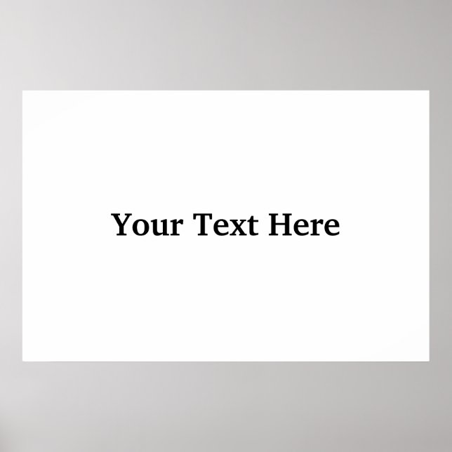 Personalised Posters (Front)