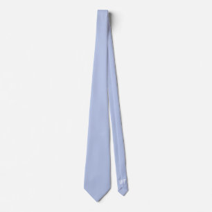 Personalised Powder Blue Wedding Groom Tie