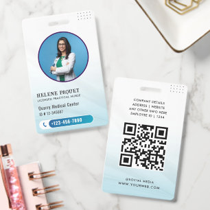 Personalised Practical Nurse ID Badge