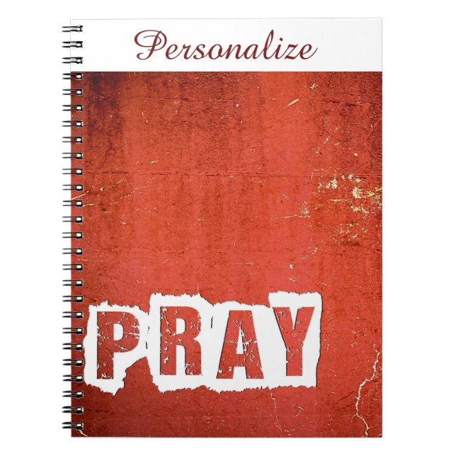 Personalised Pray Notebook (Front)