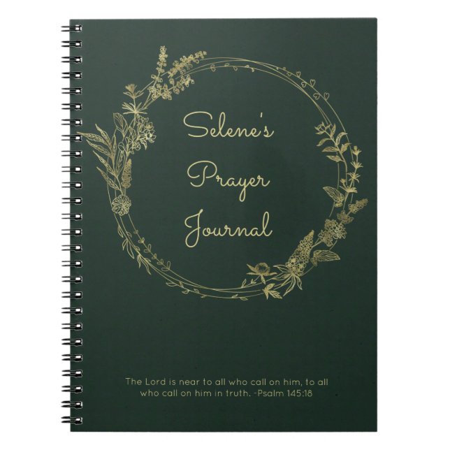 Personalised Prayer Journal (Front)