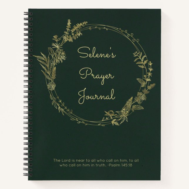 Personalised Prayer Journal (Front)