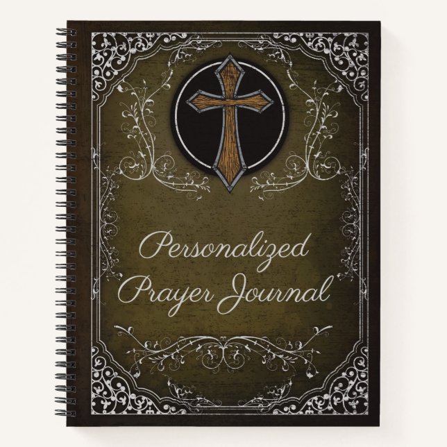 Personalised Prayer Journal Religious (Front)