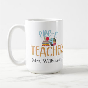 Personalised Pre-K Teacher Appreciation Coffee Mug