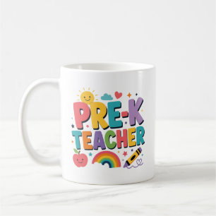 Personalised Pre-K Teacher Appreciation Gift Coffee Mug