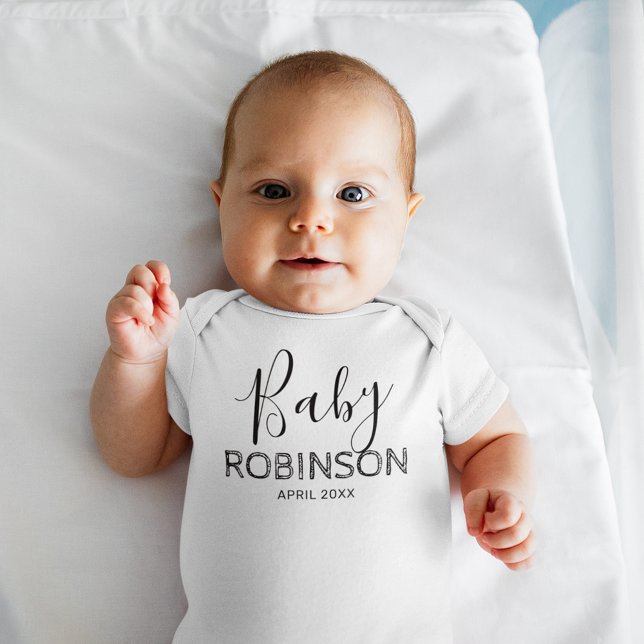 Personalised Pregnancy Announcement Baby Bodysuit (Creator Uploaded)