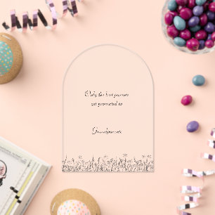 Personalised Pregnancy Announcement For Family.