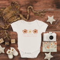 Personalised Pregnancy Announcement Wildflower