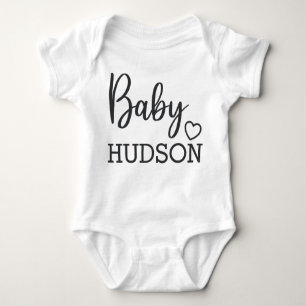 Personalised Pregnancy Announcement With Name Baby Bodysuit