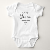 Personalised Pregnancy Reveal Announcement