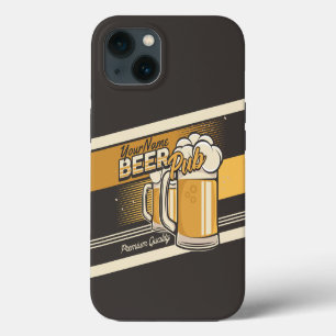 Personalised Premium Cold Beer Mug Pub Bar iPhone 13 Case