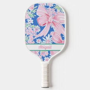 Personalised Preppy Pink Pickleball Paddle