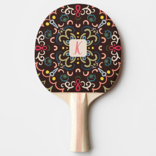 Personalised Preppy Retro Ping Pong Paddle