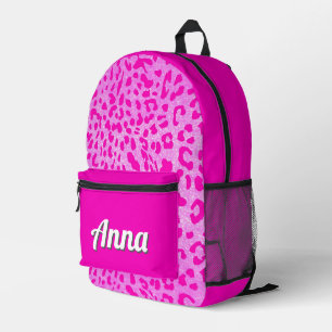 Personalised Pretty Colourful Modern Girly Rainbow Printed Backpack