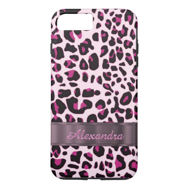 Personalised pretty leopard animal print Case-Mate iPhone case (Back)