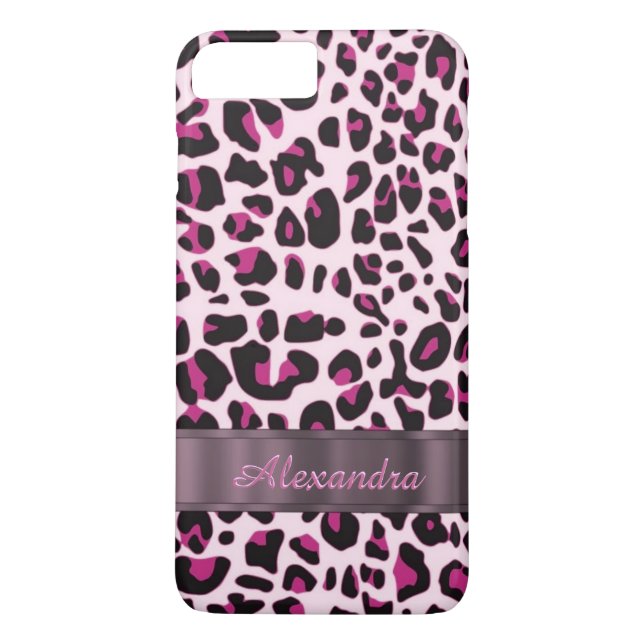 Personalised pretty leopard animal print Case-Mate iPhone case (Back)