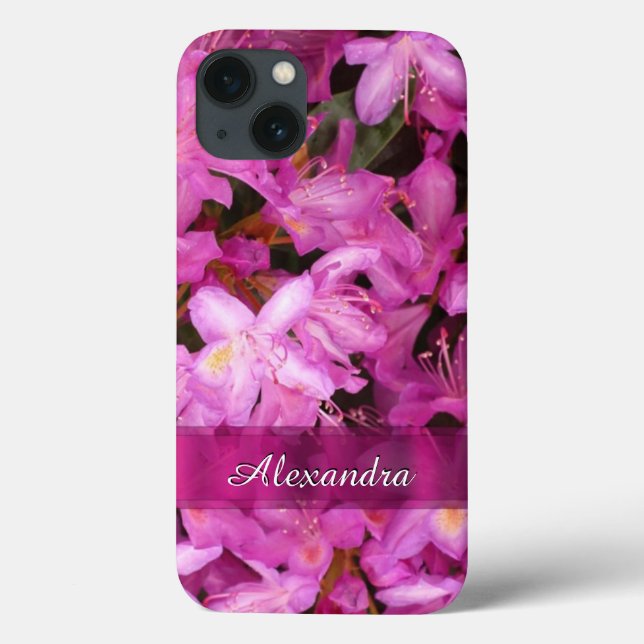 Personalised pretty pink flower photograph Case-Mate iPhone case (Back)