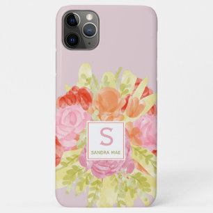 Personalised Pretty Spring Pastel Floral Art Case-Mate iPhone Case