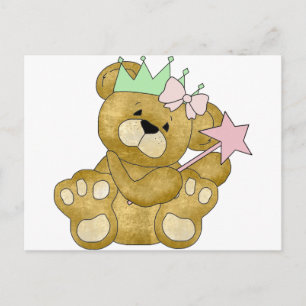 Personalised Princess Bear invitations & stickers