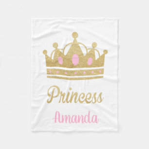 Personalised Princess Fleece Blanket