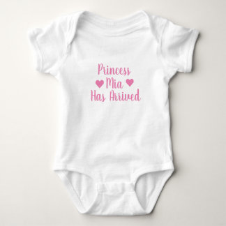 Personalised Princess Has Arrived Bodysuit