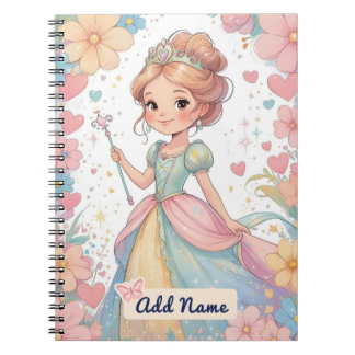 Personalised Princess Notebook – Add Name