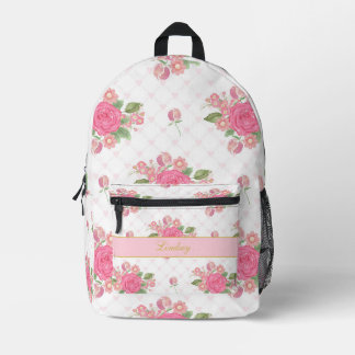 Personalised Princess Printed Backpack