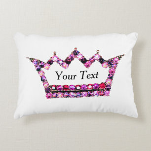 Personalised “ Princess Tiara” Accent Pillow