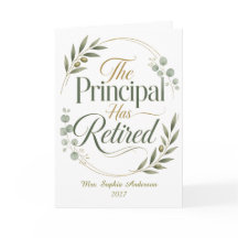 Personalised Principal Retirement Gift
