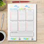 Personalised Principal To-Do List Elementary theme Notepad<br><div class="desc">Principals, this completely customisable to-do list is perfect for staying focused on a few small goals each day. Being a principal involves a lot of moving parts and can be very overwhelming. This adorable, completely customisable to-do list helps keep the busy principal focused on the tasks at hand, and keeps...</div>