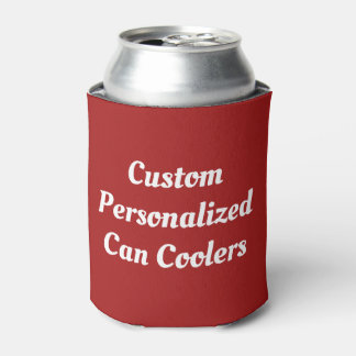 Personalised Printed Can Cooler