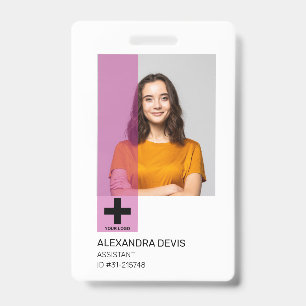 Personalised Professional Employee Logo & Photo ID Badge