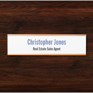Personalised Professional Modern Elegant Office Door Sign